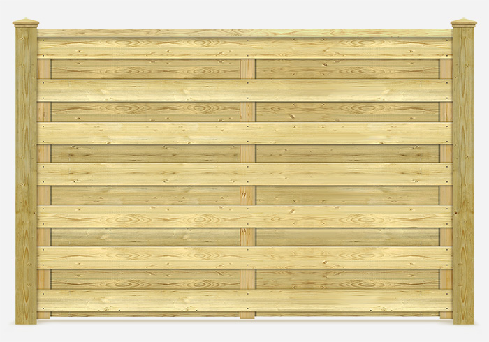 Horizontal Shadowbox Wood Fence Contractor in Greater Seattle