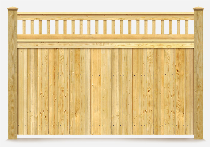 Wood Spindle Top Fence Contractor in Greater Seattle