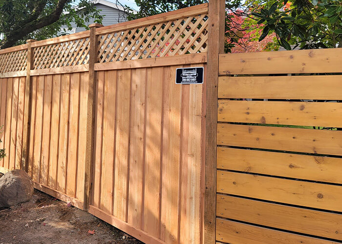 Wood fence contractor in Greater Seattle